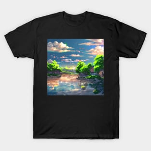 Anime Style Landscape T-Shirt